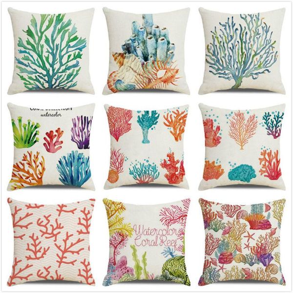 

cushion/decorative pillow wholesale 45cm*45cm seamless anchor linen/cotton throw covers cushion cover home decor pillowcase