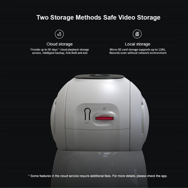 

camcorders intelligent ai camera 1080p hd 355 degrees automatic tracke true night vision rotatable home alarm