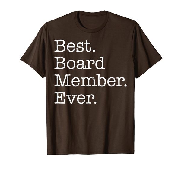 

board member ever t-shirt, White;black