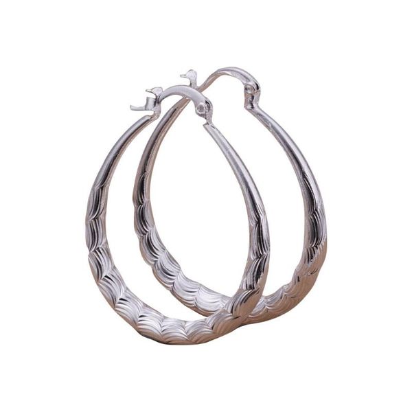 

women silver stud earings eardrop small oval rhombus edge jewelry dress accessory christmas gift pendientes de mujer hoop & huggie, Golden;silver