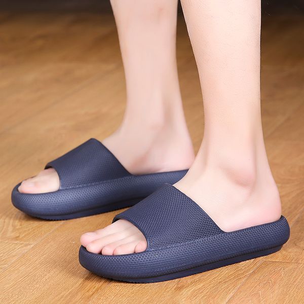 

summer 2021 sandals cross-border couple flip flops fashion casual thick-soled beach slippers for men and women black code:38hy-7027