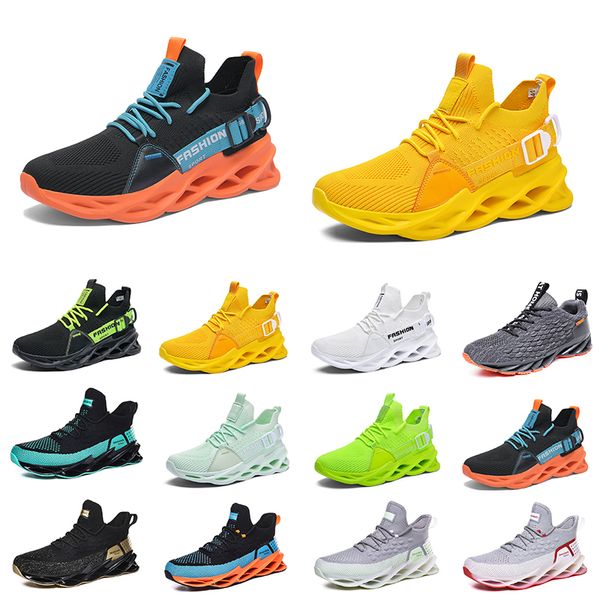 

men running shoes breathable trainers wolf grey tour yellow teal triple black white green mens outdoor sports sneakers eighty six