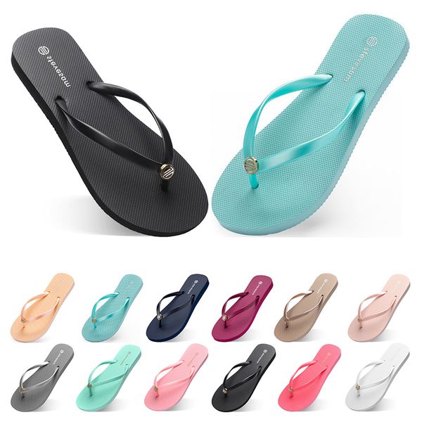 

sixty two slippers beach shoes flip flops womens green yellow orange navy bule white pink brown summer sport sneaker size 35-38, Black