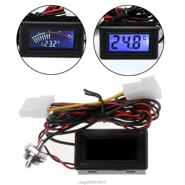 

display temperature detector with g1/4 thread 4pin power plug pc water cooling d31 20 dropship lappads