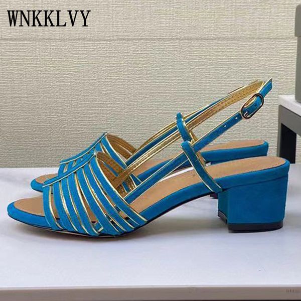 

70% off wholesale sandals flip-flops new arrival mid heel sandalias open toe summer narrow band runway dress shoes ankle strap sandals zapat, Black