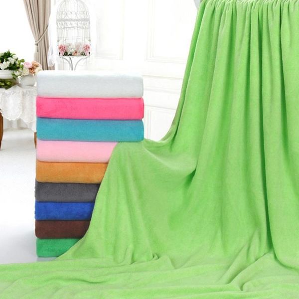 

towel 70x140 solid color quick drying super absorbent swimming bathroom bath big