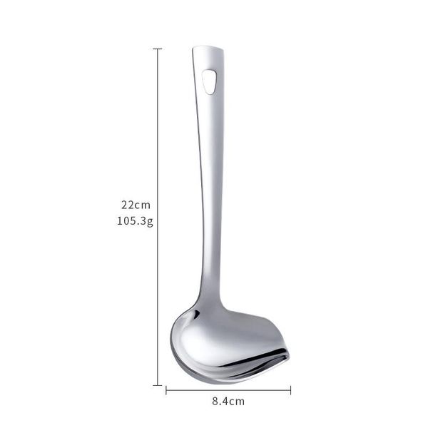 

spoons household kitchenware 304 stainless steel oil spoon thick soup kitchen utensils