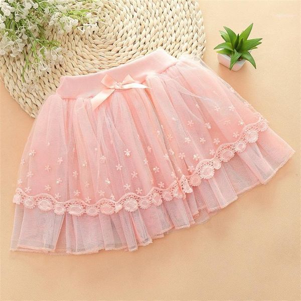 

skirts 2021 girls skirt tutu fluffy chiffon pettiskirts baby princess dance party tulle 5-10y1, Blue