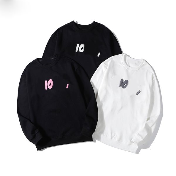 

men women designer hoodie valentine's day mens designers hoodies fashion womens sweaters long sleeve winter sweatshirt pullover high st, Black