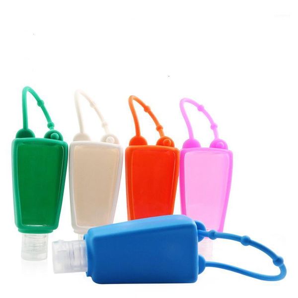 

storage bottles & jars 30ml lanyard type lotion refillable bottle disinfectant hand sanitizer pet perfume silicone portable