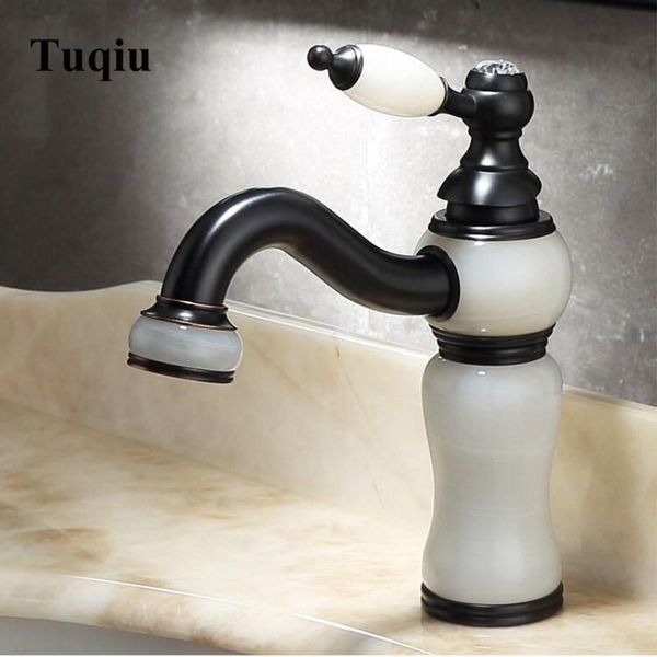

bathroom sink faucets basin faucet brass black mixer tap vanity cold water jade