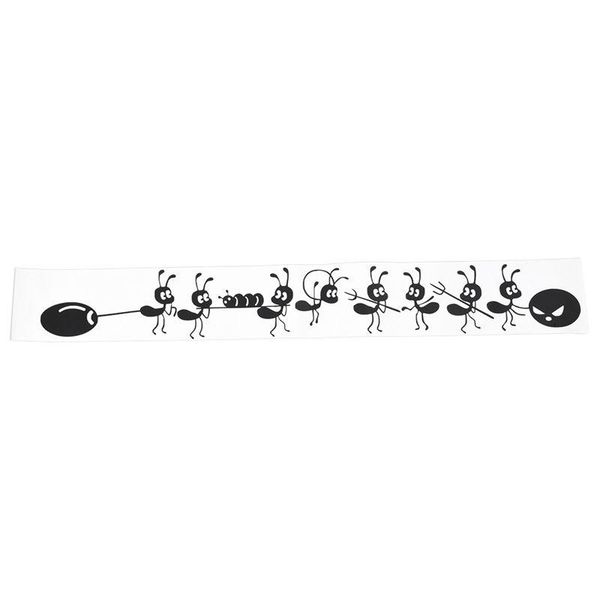 

home decoration ants moving glass stickers children cartoon wall decal mirror window, black