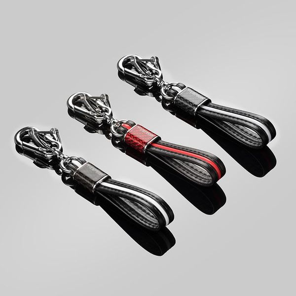 

interior decorations carbon fiber car key chain link for all cars boutique