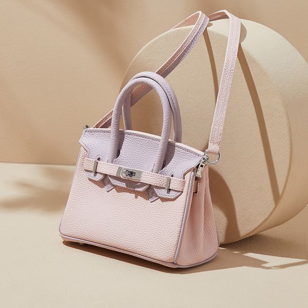 

women 2021 new lychee pattern leather bag high capacity one shoulder messenger kelly