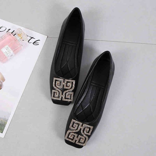 

candy color shoes woman loafers square toe slip on fashion flat casual shoes woman chaussure femme zapatos mujer women shoes 823, Black