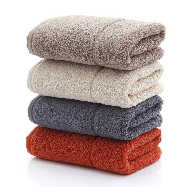 

towel t053a soft microfiber orange brown champagne dark grey thick el home face