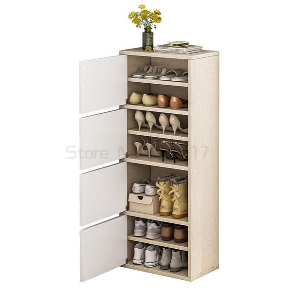 

clothing & wardrobe storage entrance shoe cabinet integrated wall household small size narrow vertical high single row corner rack