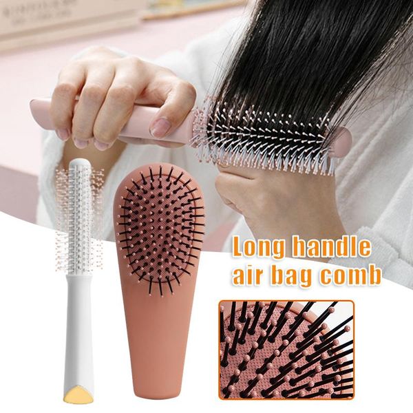 

hair brushes brush comb shaping make smoothing detangling relieve scalp fatigue for women men styling tools & accessories, Silver