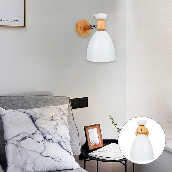 

wall lamp 1pc aisle iron art bedroom without bulb (white)