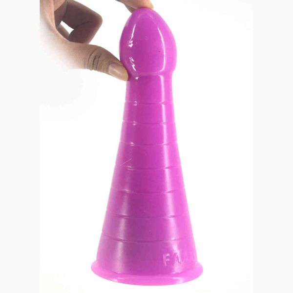 NXY Dildos Fax Big Anal Plug Weihnachtsmütze Design Dildo Schwarz Spielzeug für Frauen Lesben Maturbation Fetisch Flirt Shop 1201