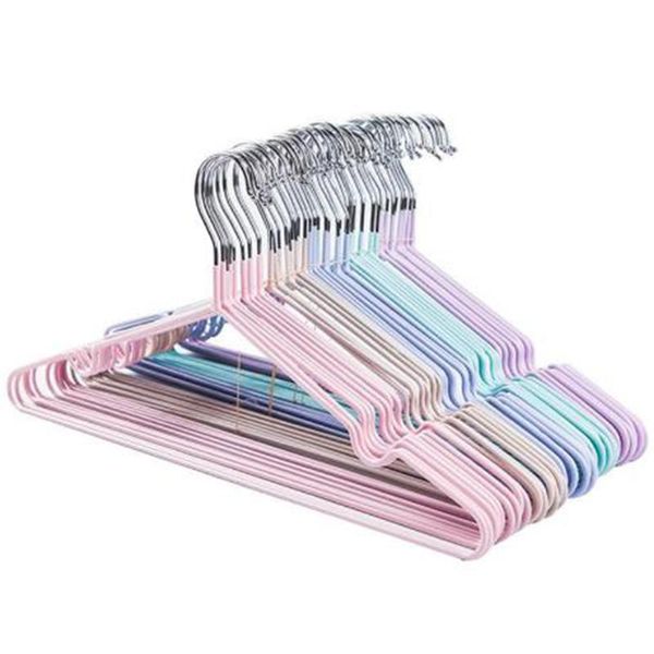 

hangers & racks cabide de roupa antiderrapante, para economia espaÃ§o roupas com gancho e organizador armÃ¡rio 10 pÃ§s/lote