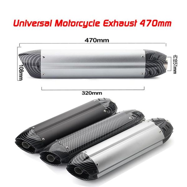 

motorcycle exhaust system extended z1000 z800r1 r6 huanglong 600 straight