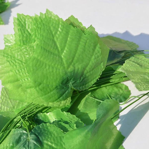 

pcs 2m artificial hanging vine plant leaves plastic home garden wall wedding decoration ju8 decorative flowers & wreaths