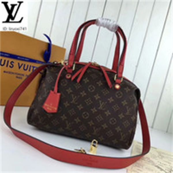 

brand designer luxury eg8r m55672 red old floral shoulder bag women handbags iconic bags handles shoulder bags totes cross body bag clut, Red;black