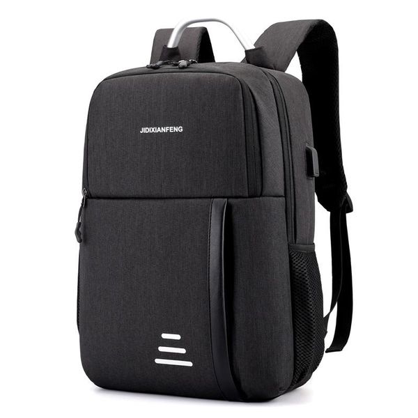 

backpack 2021 simple travel bag smart usb waterproof oxford cloth fashion business computer