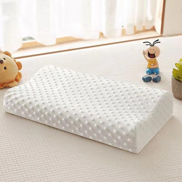 

pillow latex memory neck protection slow rebound shaped for sleeping orthopedic bedding cervical