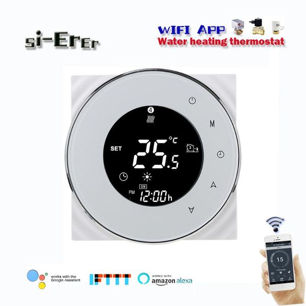 

smart home control 3a wifi water thermostat temperature controller underfloor heating , works with alexa google