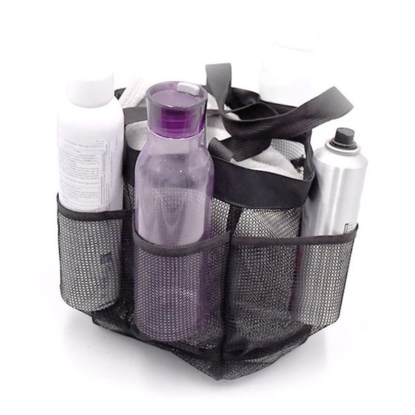 

storage bags multi-pocket mesh beach bag lightweight spacious tote pool essentials