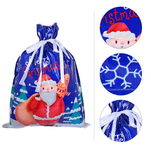 

gift wrap 8pcs christmas candy cookies drawstring bags party favor goody