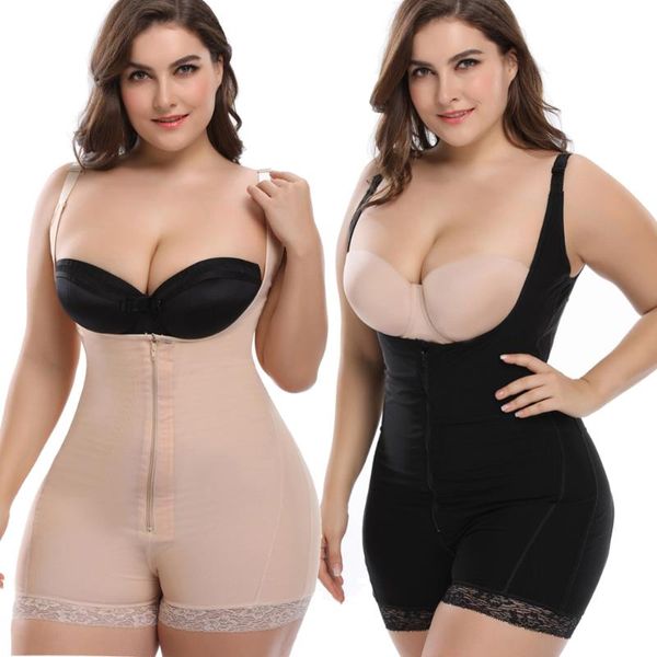 

womens slimming underwear shapewear bodysuit corset shapers modeling strap bulifter body slim faja waist women's, Black;white