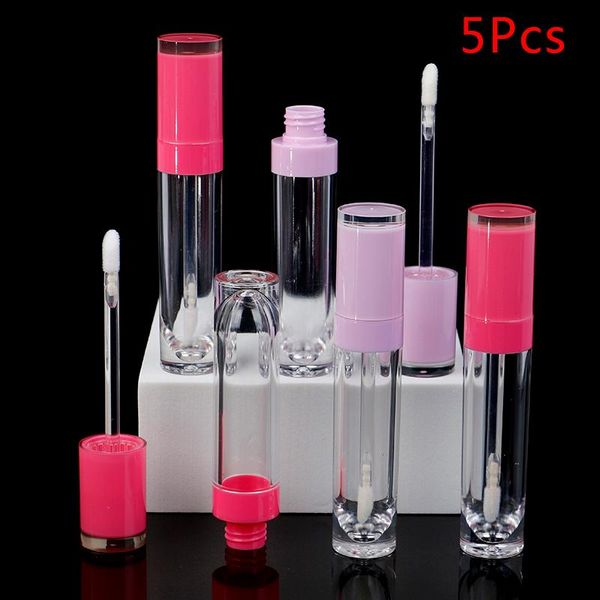

storage bottles & jars 5pcs/lot 5ml plastic lip gloss tube diy containers bottle empty cosmetic container tool makeup organizer