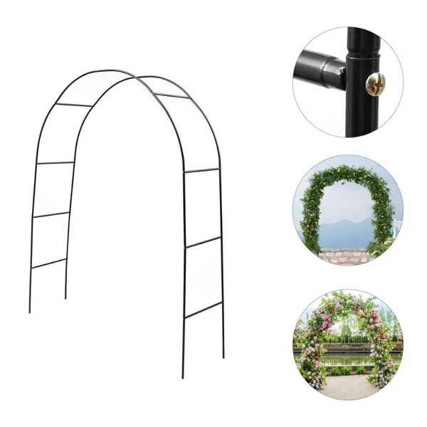 Decorazione per feste 1 set pergolato in metallo pergolato matrimonio arco giardino esterno interno assemblare liberamente