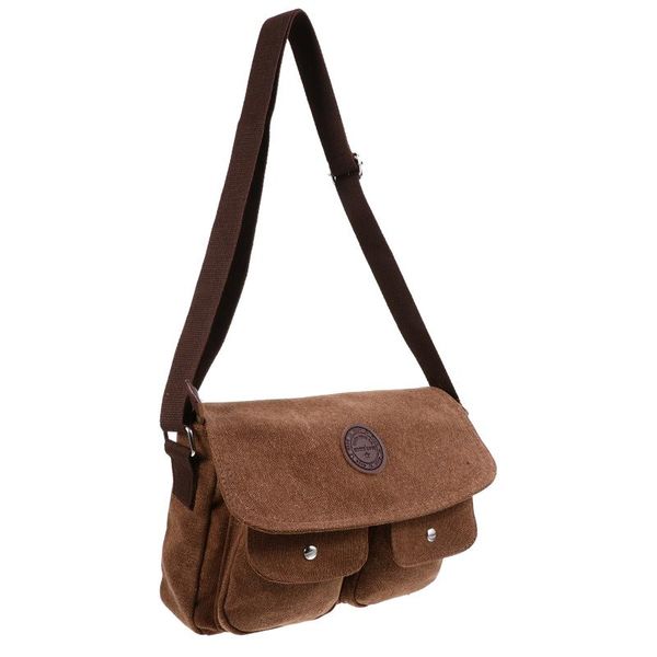 

outdoor bags 1pc vintage canvas bag casual men single shoulder male messenger