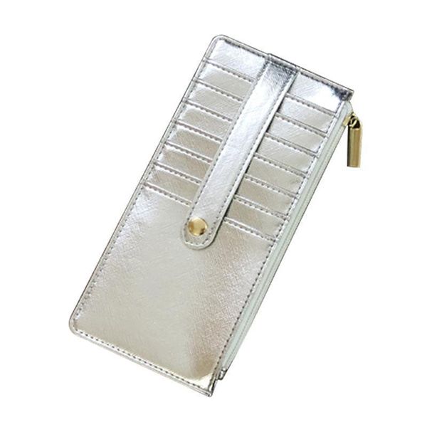 

1 pcs women girl wallet purse long design pu leather buckle fashion for money cards opk, Red;black