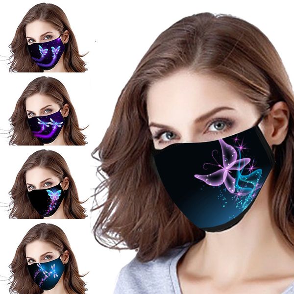 

butterfly printed cotton winter warm dustproof washcloth mask