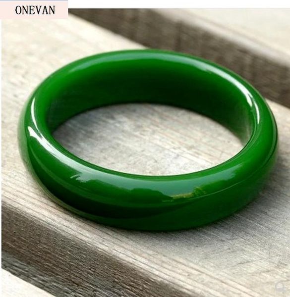 

jasper xinjiang jade bracelet green female spinach bangle, Black