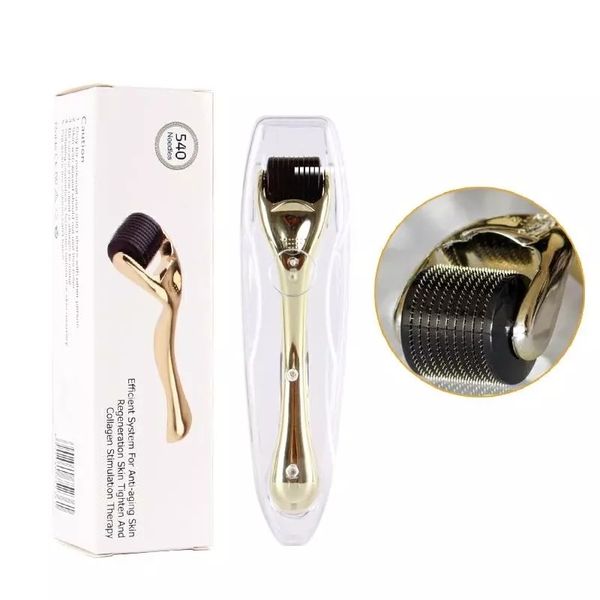 Commerci all'ingrosso DRS 540 Derma Roller Micro Aghi Titanio Mezoroller Microneedle Macchina per il trattamento viso e corpo Strumento per la cura della pelle