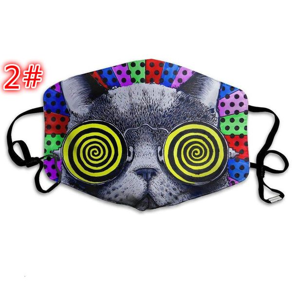 

cotton mask cat seri dustproof fashion wash men's and women's 3d printing