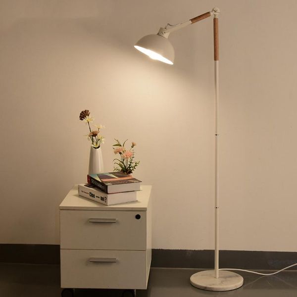 

floor lamps nordic wooden lamp for living room bedside lighting salon white simple book standing