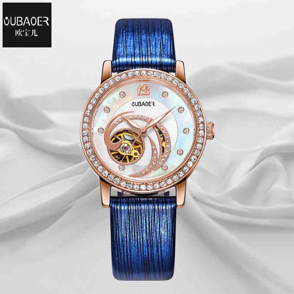 

women's watches brand luxury automatic fashion relogio feminino, Slivery;brown