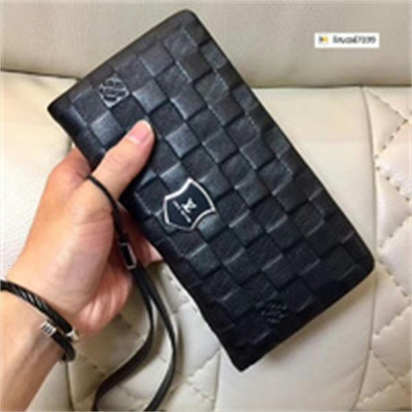 

single 998 wallet purse brand pull men's handbag designer real leather long luxury chain wallets compact 3ap4 clutches evening explosio
