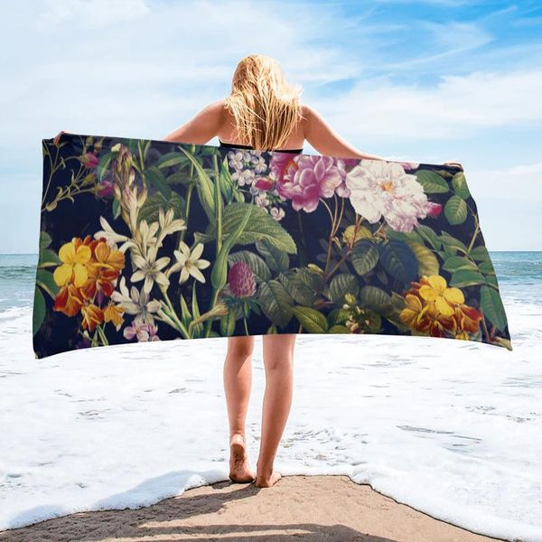 

towel midnight forest beach sports quick dry microfiber bath blanket for adults kids outdoor picnic