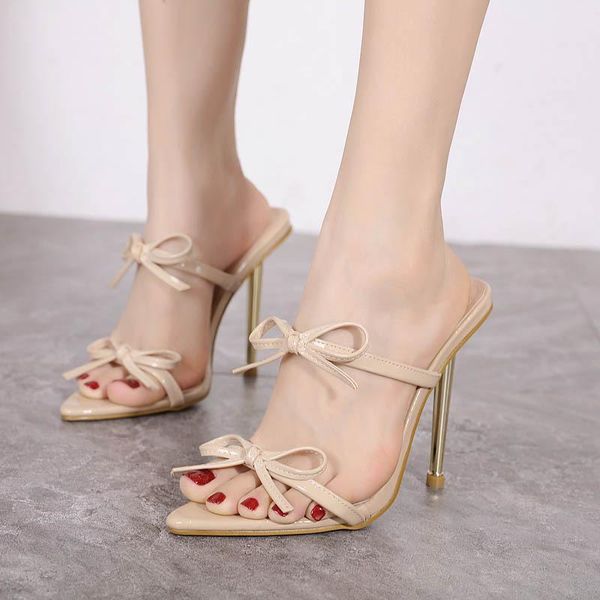 

slippers low shoes rome pu hoof heels basic fabric, Black