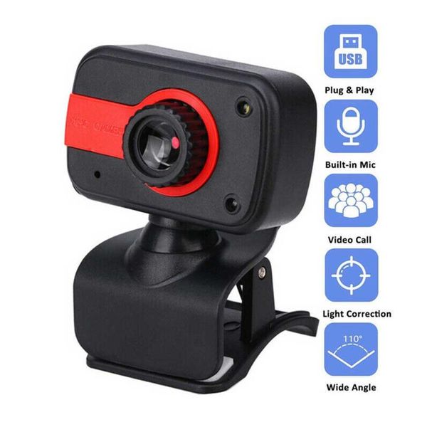 

webcams hd webcam built-in microphone 360 degree rotating auto white balance computer lapusb