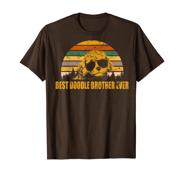 

vintage goldendoodle brother doodle brother ever t-shirt, White;black