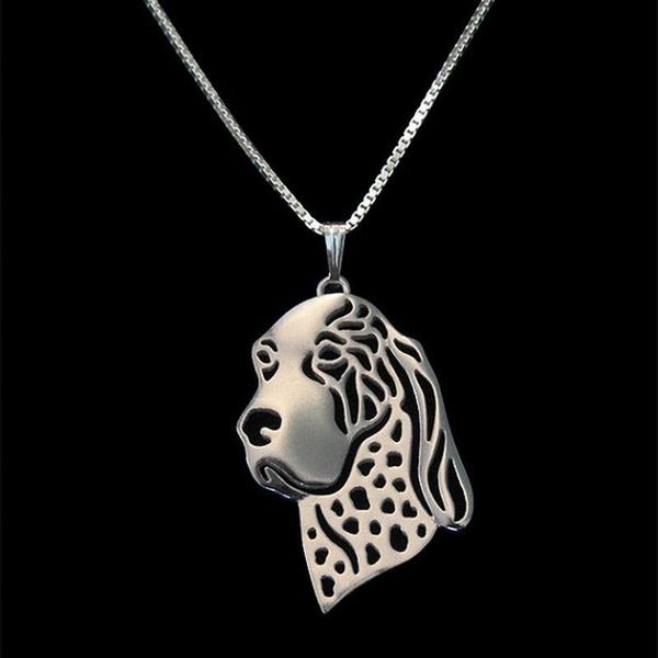 

pendant necklaces fashion women's pet dog jewelry bracco italiano drop, Silver